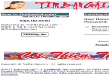 Tablet Screenshot of mail.timbangai.com
